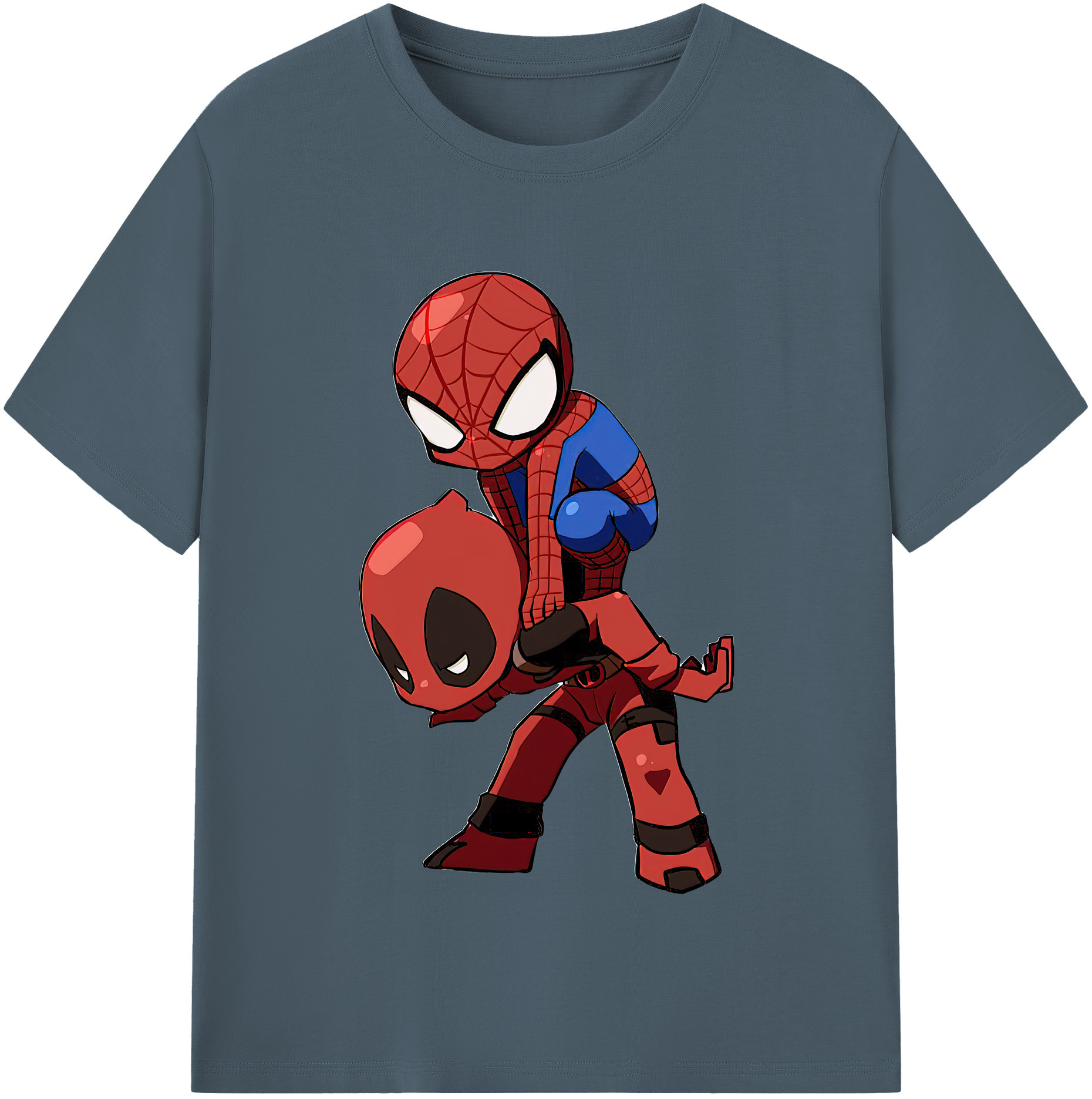 （画像用） Deadpool デッドプール 綿100％半袖Tシャツ（フロントプリント）